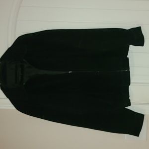 Perry Ellis Black Leather Suede medium jacket.